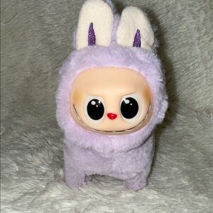 Purple Labubu Musical Dog Toy